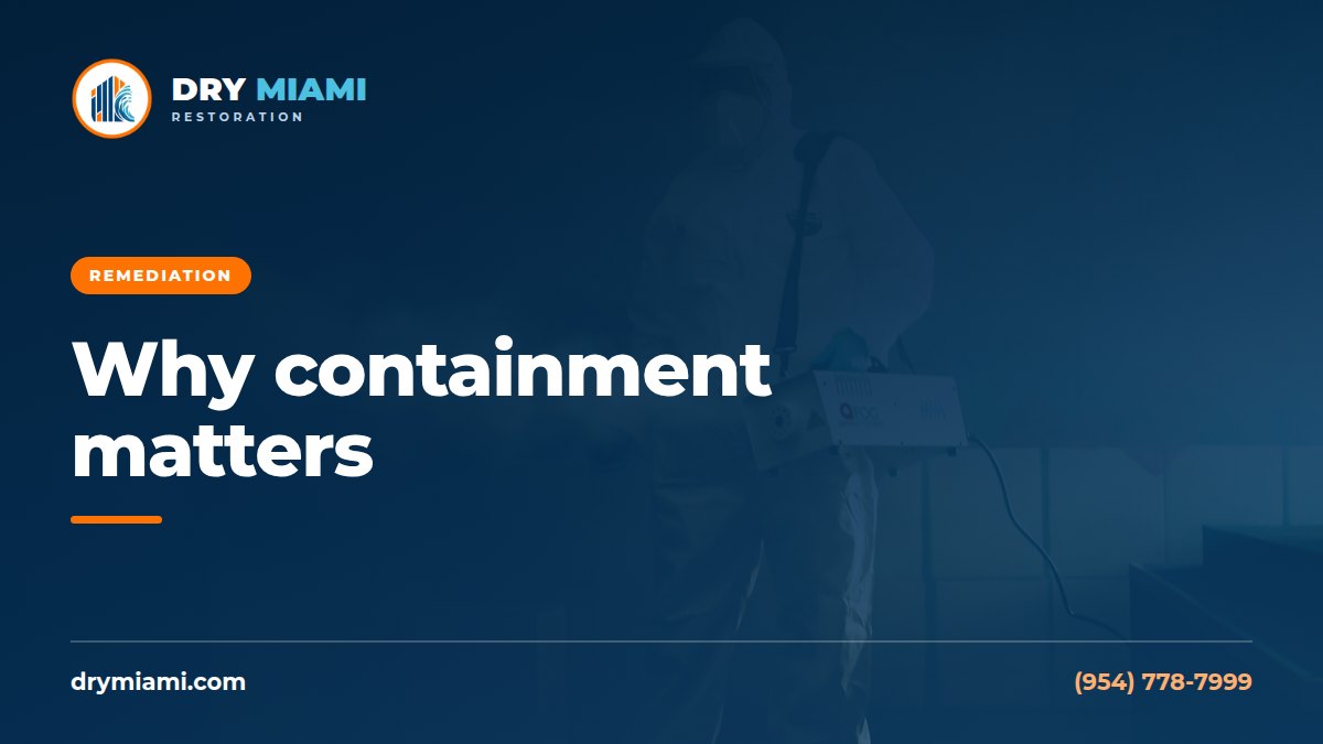 What Is Containment in Mold Remediation and Why It Matters